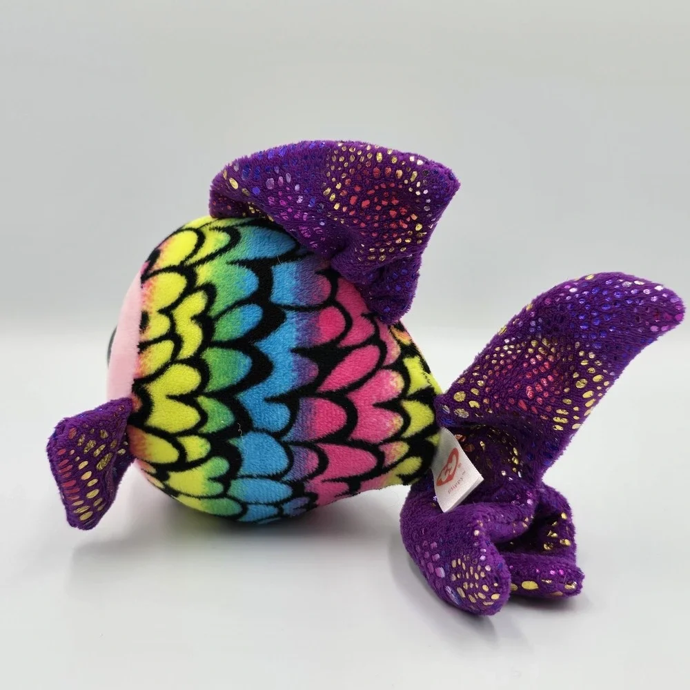 Ty Beanie Boos Flippy Rainbow Fish Plush 6
